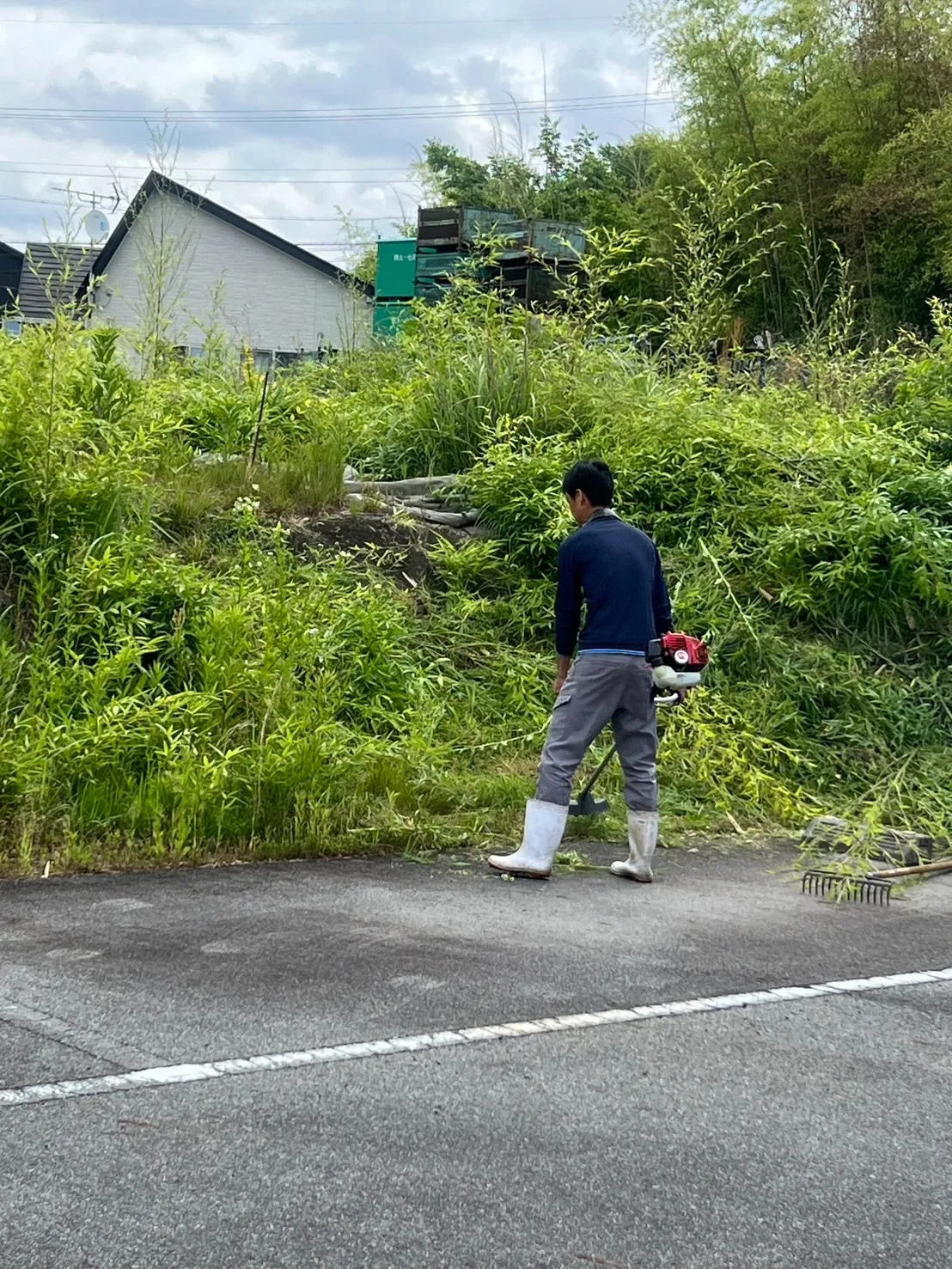 みよし市管理地の草刈り