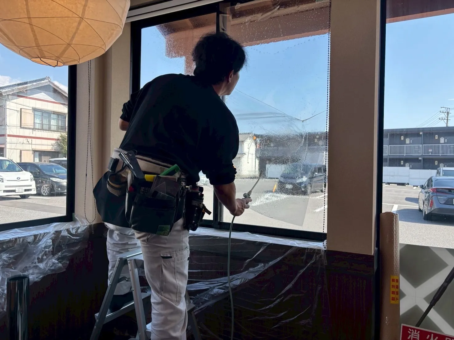 遮熱フィルム張り