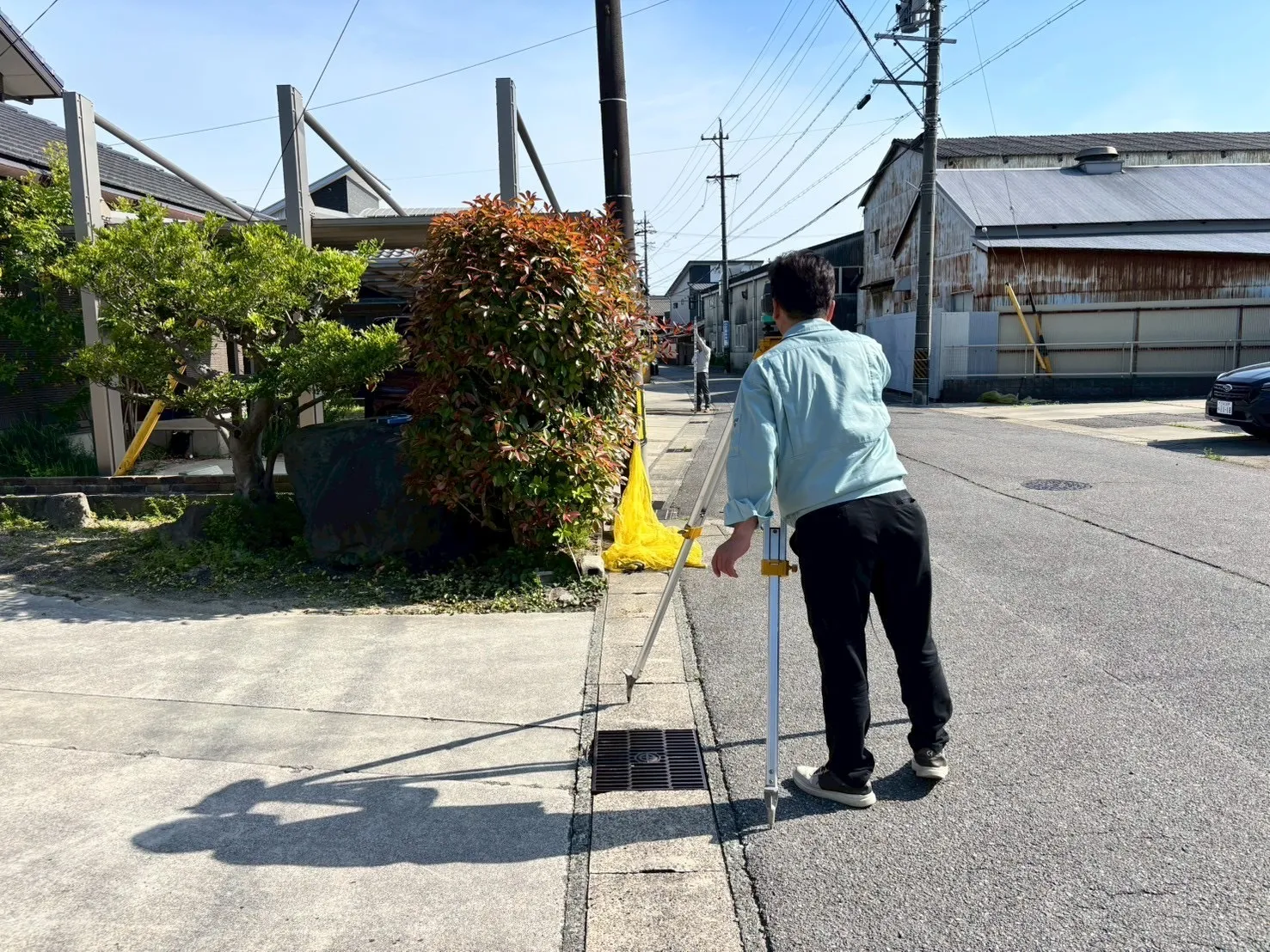 高低測量実施しました