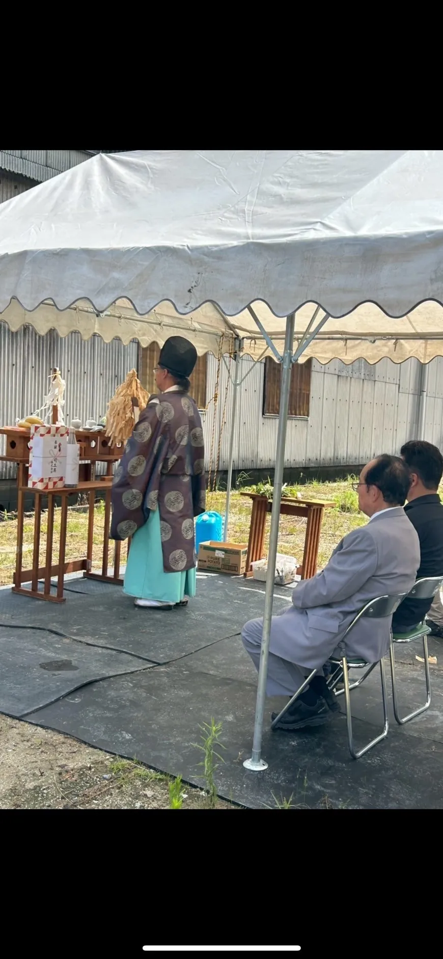 祝地鎮祭の様子