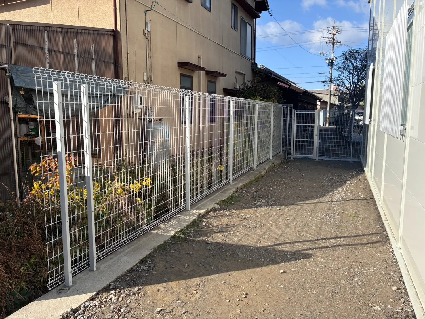 フェンス設置工事