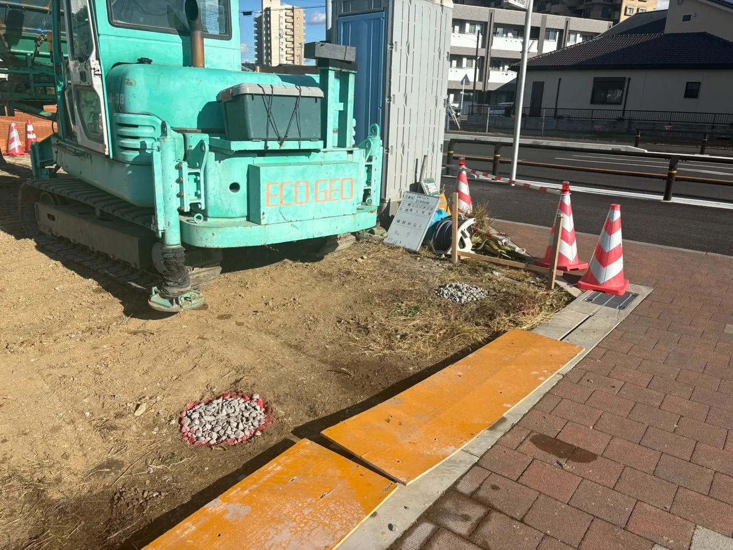 地盤補強工事エコジオ工法