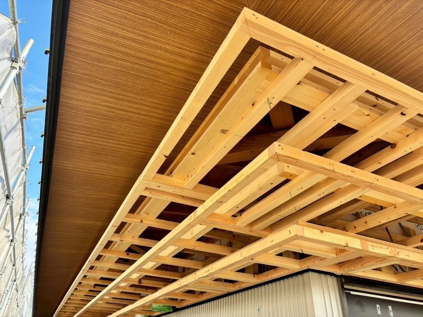 4段軒天の木下地状況